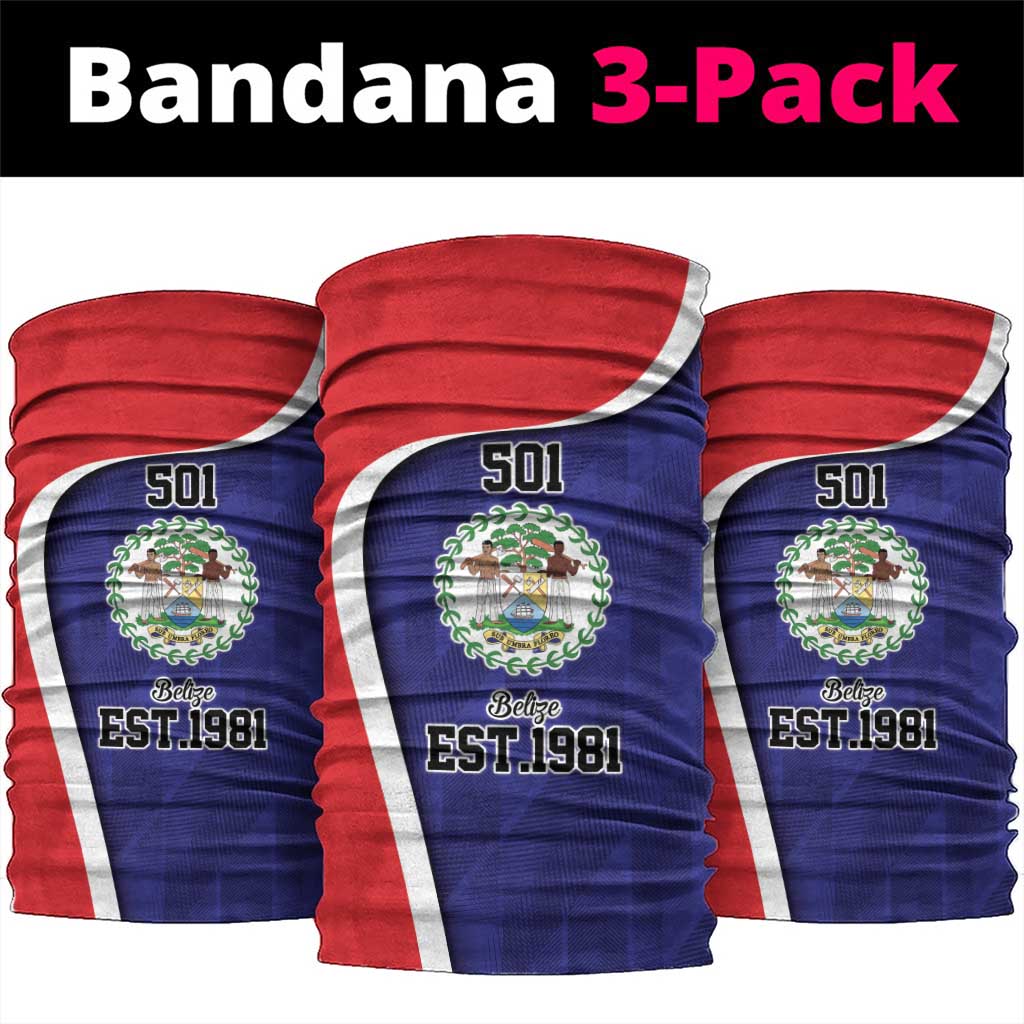 Belize Independence Day Neck Gaiter Since 1981 September 21 - Wonder Print Shop