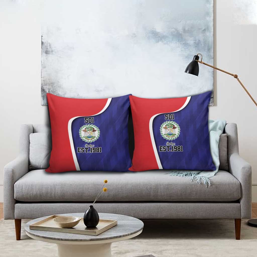 Belize Independence Day Pillow Cover Since 1981 September 21 - Wonder Print Shop