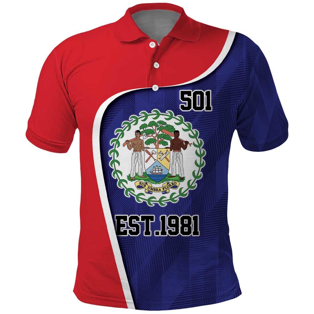 Belize Independence Day Polo Shirt Since 1981 September 21 - Wonder Print Shop