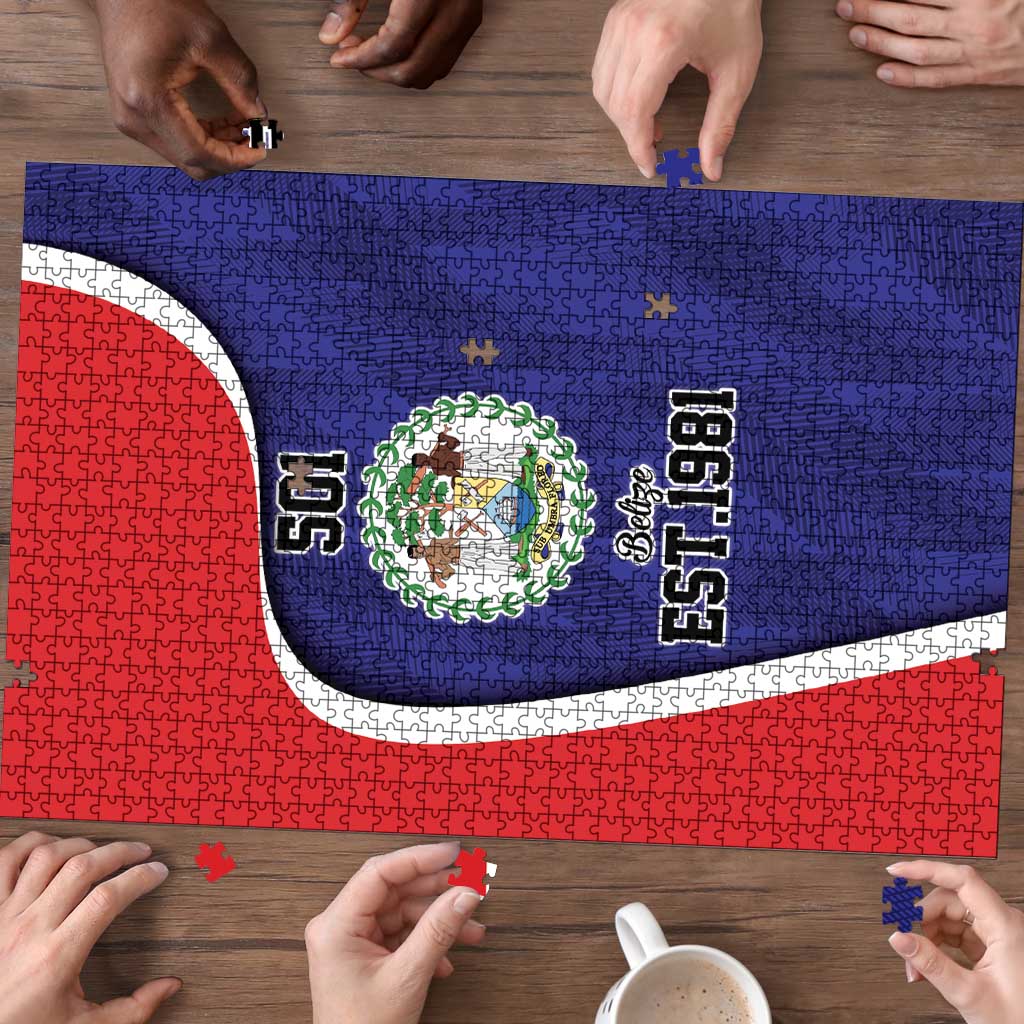 Belize Independence Day Puzzle Since 1981 September 21 - Wonder Print Shop