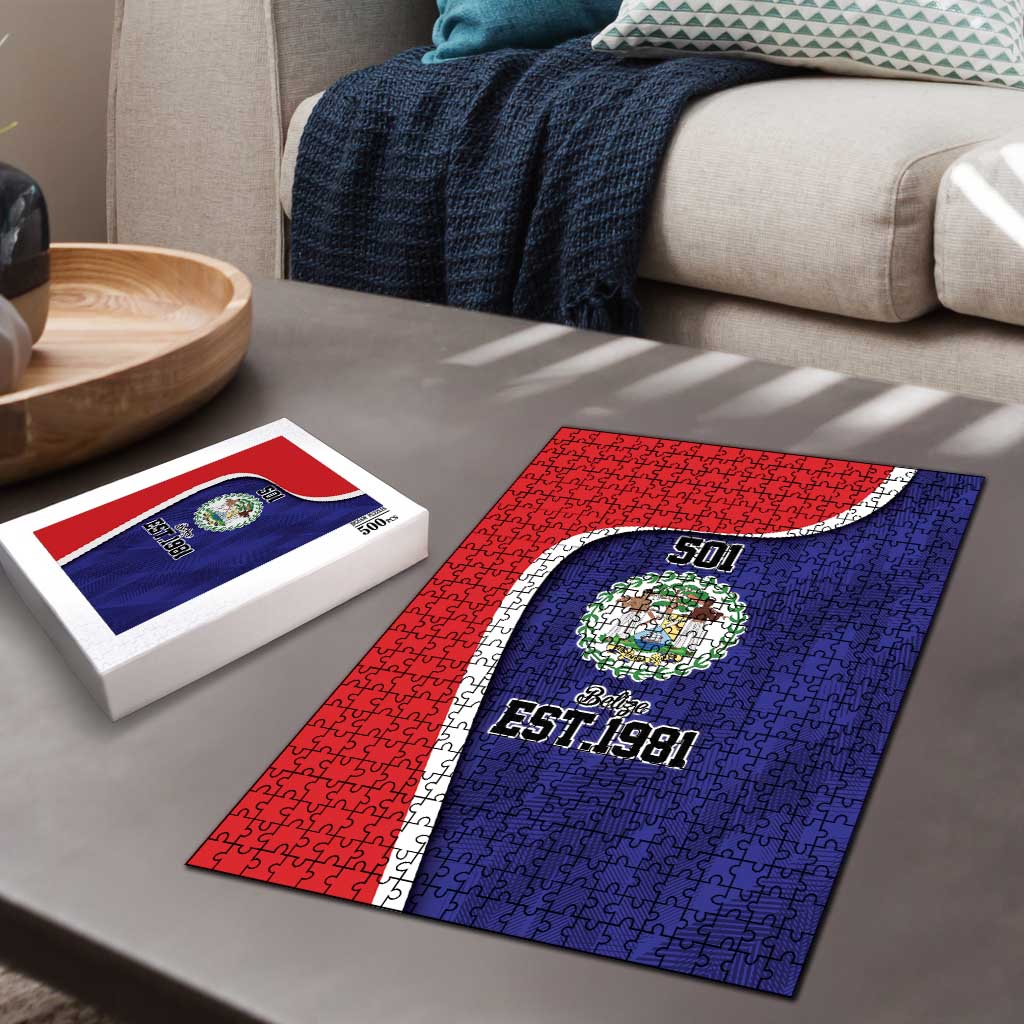 Belize Independence Day Puzzle Since 1981 September 21 - Wonder Print Shop