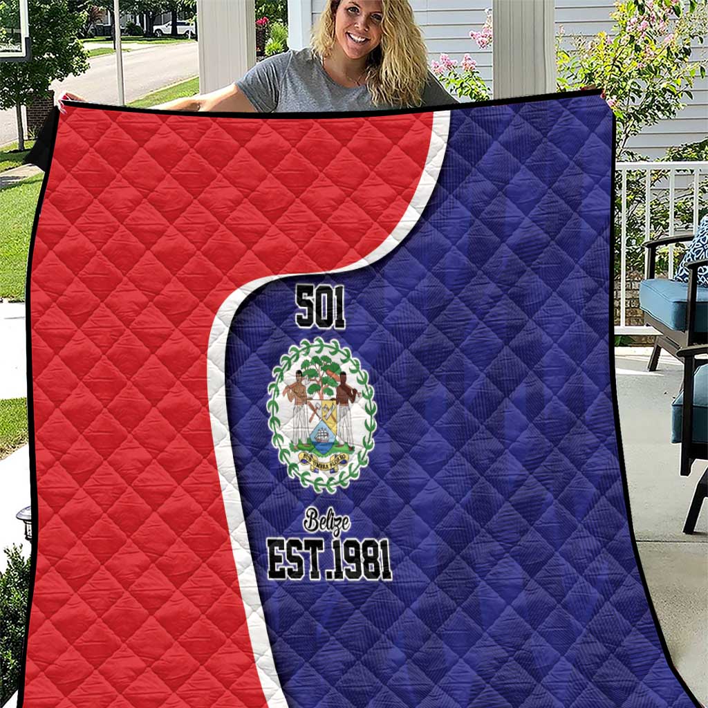 Belize Independence Day Quilt Since 1981 September 21 - Wonder Print Shop