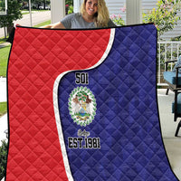 Belize Independence Day Quilt Since 1981 September 21 - Wonder Print Shop