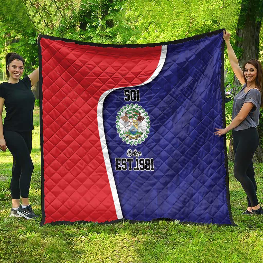 Belize Independence Day Quilt Since 1981 September 21 - Wonder Print Shop