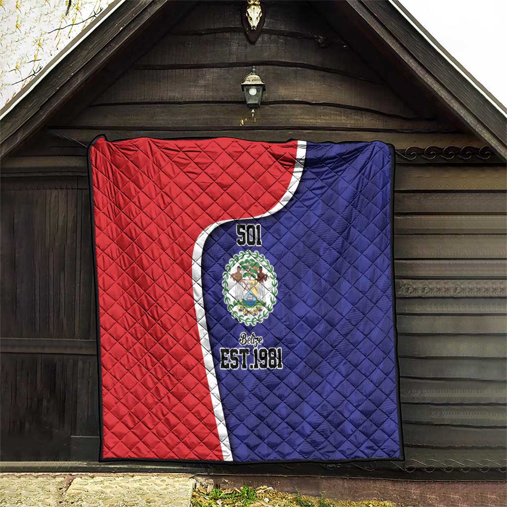Belize Independence Day Quilt Since 1981 September 21 - Wonder Print Shop