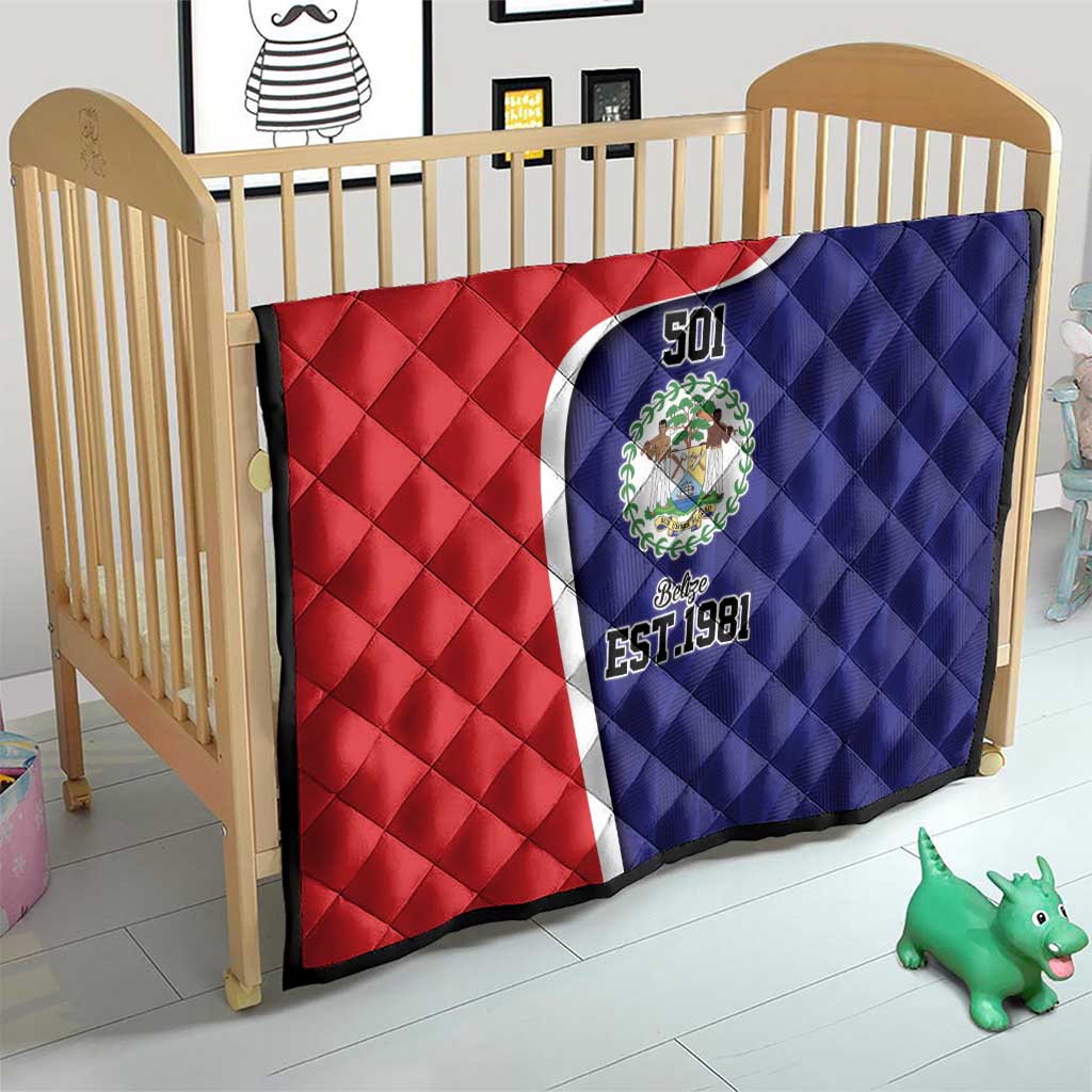 Belize Independence Day Quilt Since 1981 September 21 - Wonder Print Shop