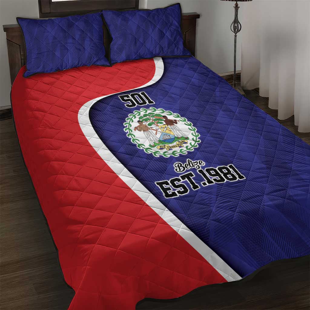Belize Independence Day Quilt Bed Set Since 1981 September 21 - Wonder Print Shop