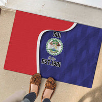 Belize Independence Day Rubber Doormat Since 1981 September 21 - Wonder Print Shop