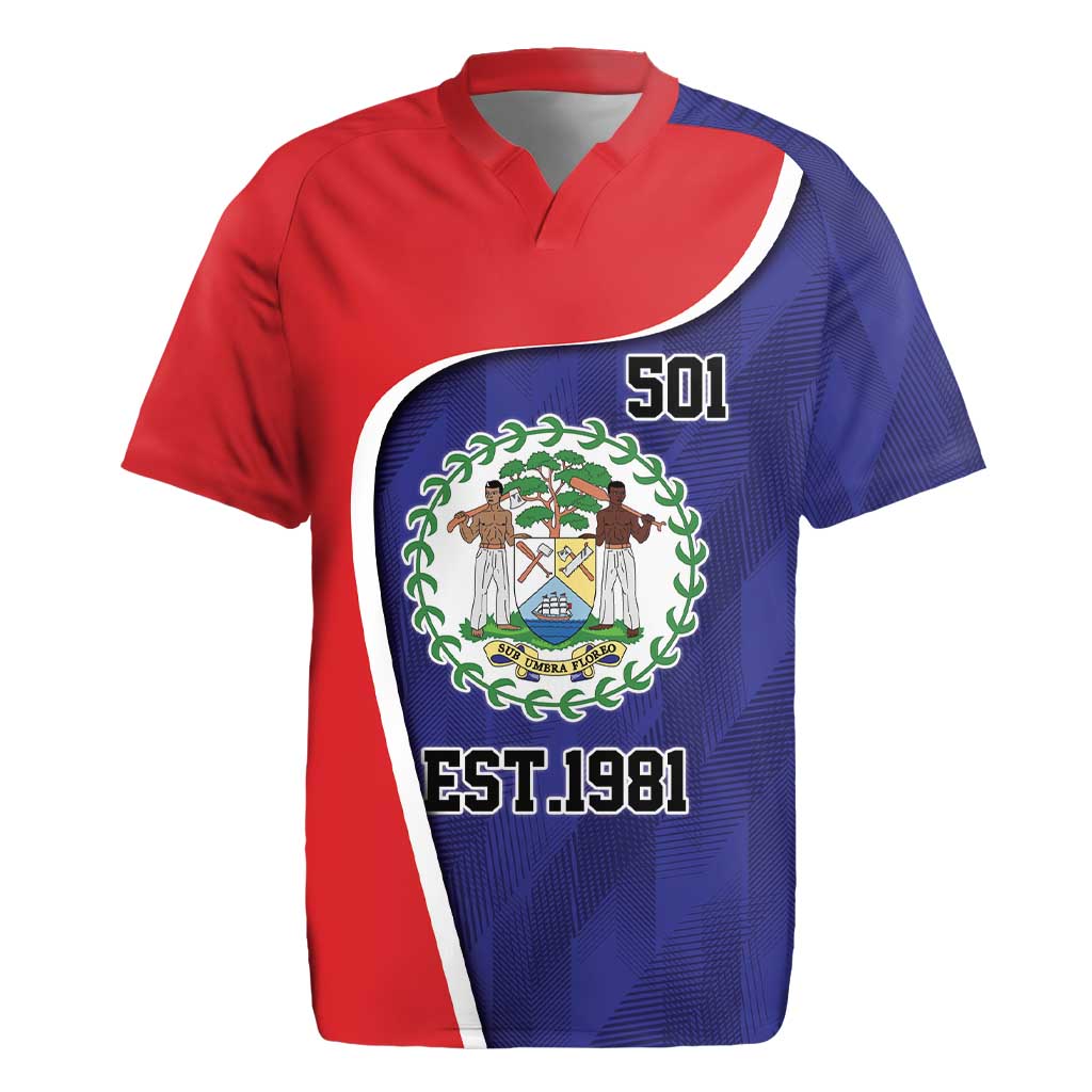 Belize Independence Day Rugby Jersey Since 1981 September 21 - Wonder Print Shop
