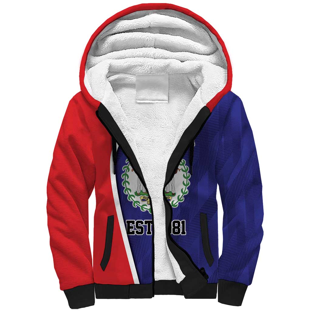 Belize Independence Day Sherpa Hoodie Since 1981 September 21 - Wonder Print Shop