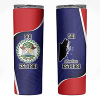 Belize Independence Day Skinny Tumbler Since 1981 September 21 - Wonder Print Shop