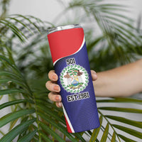 Belize Independence Day Skinny Tumbler Since 1981 September 21 - Wonder Print Shop