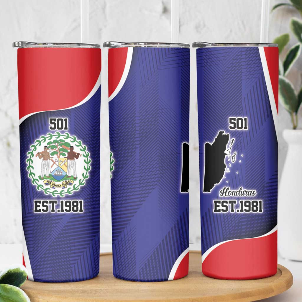 Belize Independence Day Skinny Tumbler Since 1981 September 21 - Wonder Print Shop