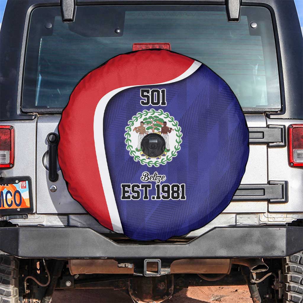 Belize Independence Day Spare Tire Cover Since 1981 September 21 - Wonder Print Shop