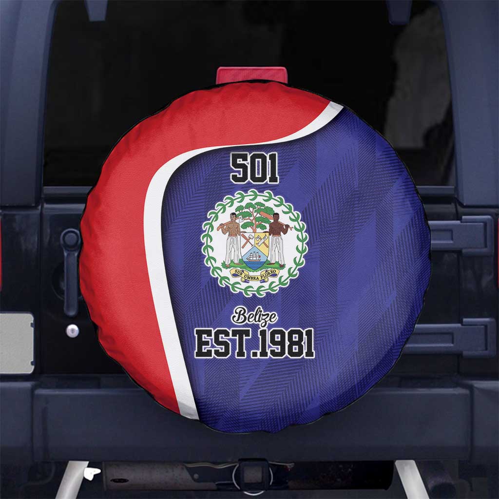 Belize Independence Day Spare Tire Cover Since 1981 September 21 - Wonder Print Shop