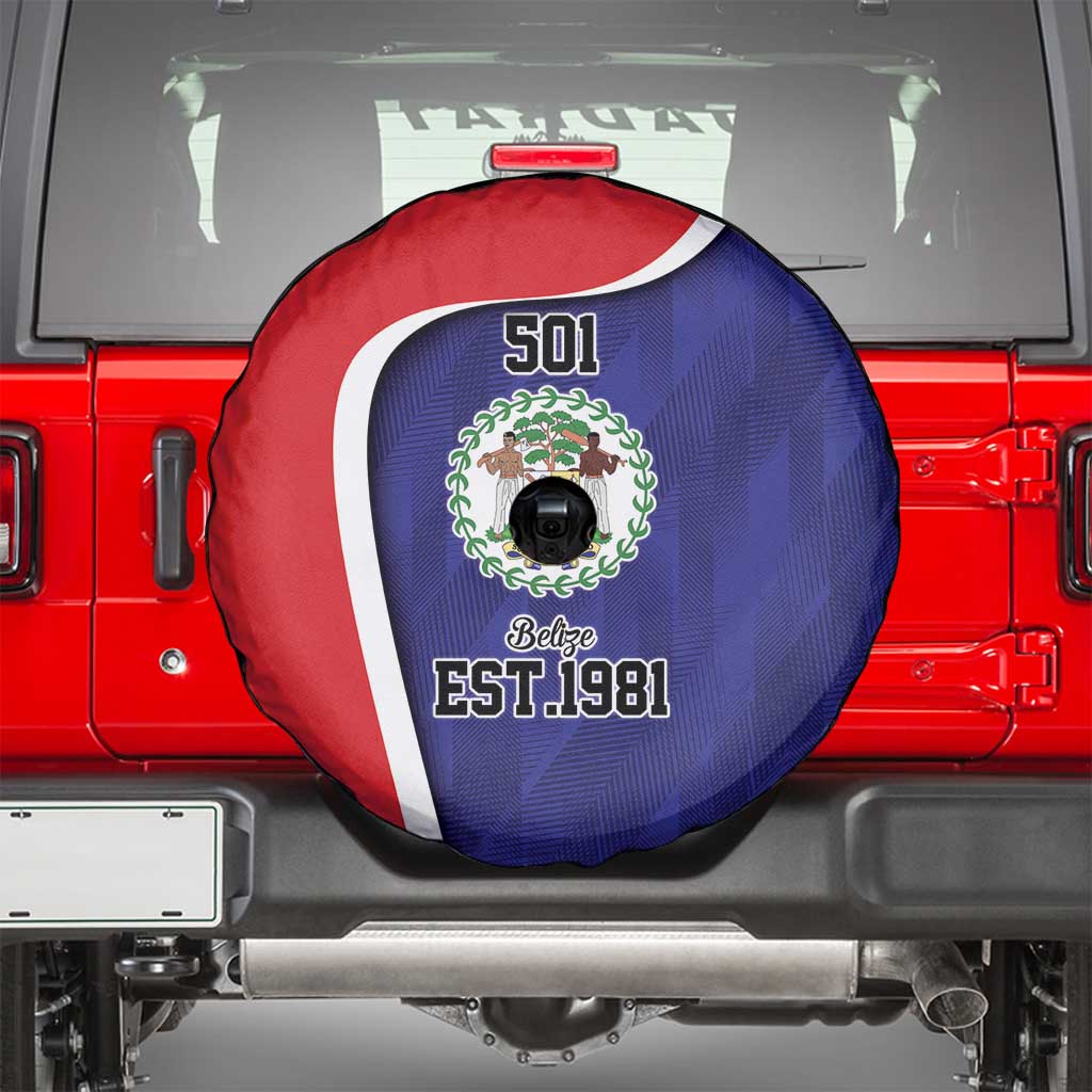 Belize Independence Day Spare Tire Cover Since 1981 September 21 - Wonder Print Shop