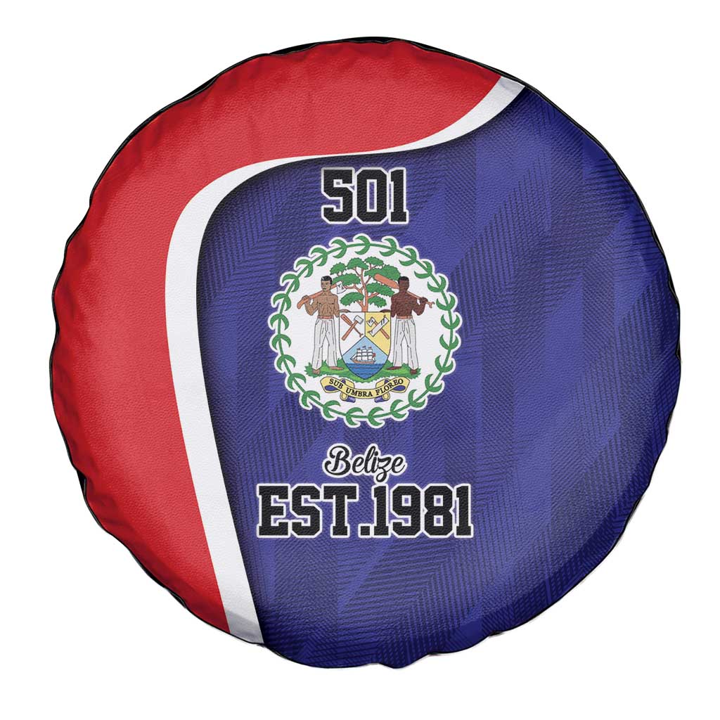 Belize Independence Day Spare Tire Cover Since 1981 September 21 - Wonder Print Shop