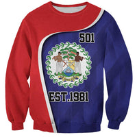 Belize Independence Day Sweatshirt Since 1981 September 21 - Wonder Print Shop