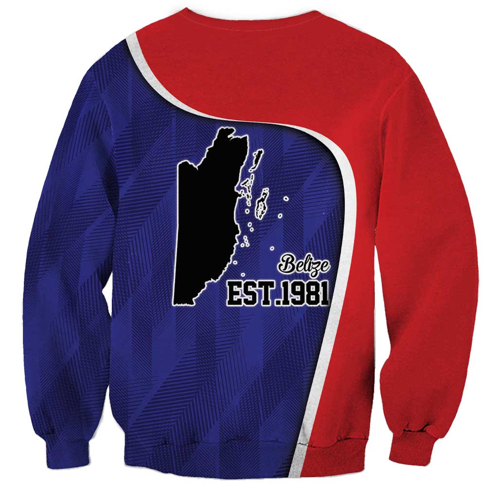 Belize Independence Day Sweatshirt Since 1981 September 21 - Wonder Print Shop