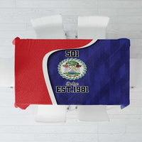 Belize Independence Day Tablecloth Since 1981 September 21 - Wonder Print Shop