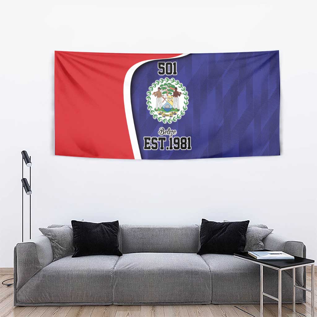 Belize Independence Day Tapestry Since 1981 September 21 - Wonder Print Shop