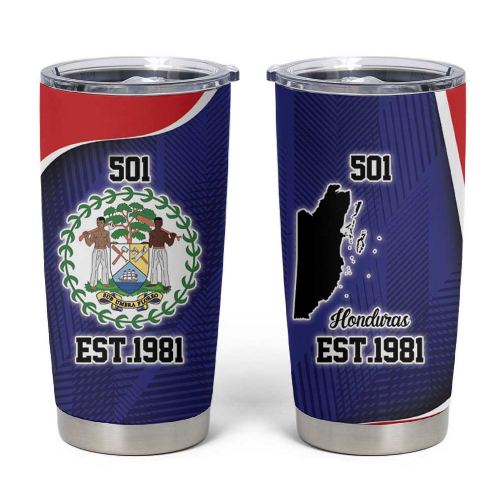 Belize Independence Day Tumbler Cup Since 1981 September 21 - Wonder Print Shop