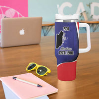 Belize Independence Day Tumbler With Handle Since 1981 September 21 - Wonder Print Shop