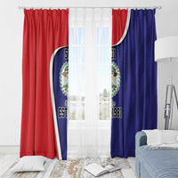 Belize Independence Day Window Curtain Since 1981 September 21 - Wonder Print Shop