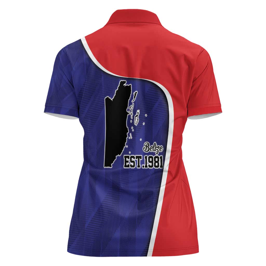 Belize Independence Day Women Polo Shirt Since 1981 September 21 - Wonder Print Shop