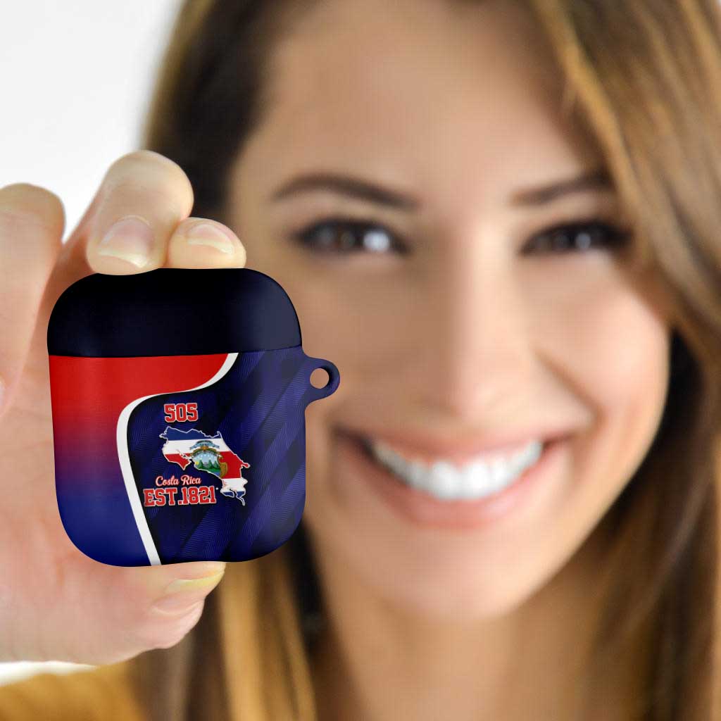 Costa Rica Independence Day AirPods Case Since 1821 September 15 - Wonder Print Shop