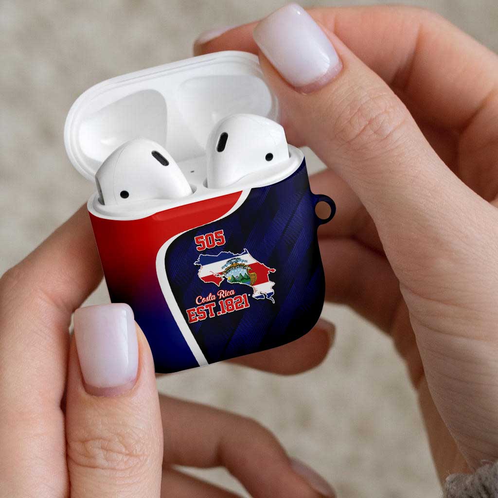 Costa Rica Independence Day AirPods Case Since 1821 September 15 - Wonder Print Shop