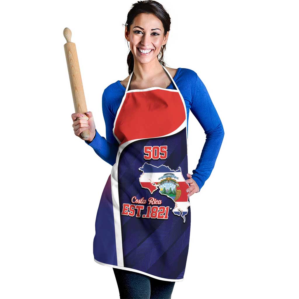 Costa Rica Independence Day Apron Since 1821 September 15 - Wonder Print Shop