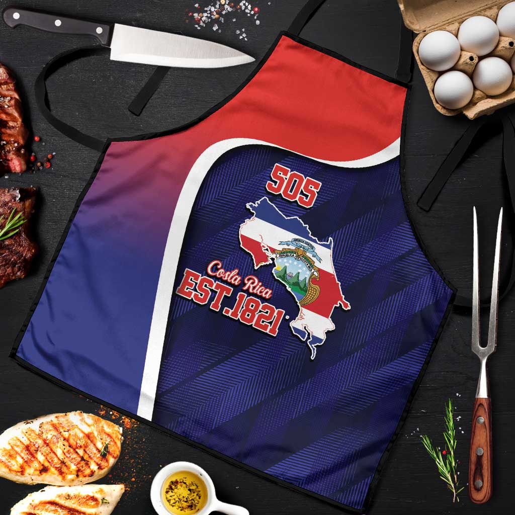 Costa Rica Independence Day Apron Since 1821 September 15 - Wonder Print Shop