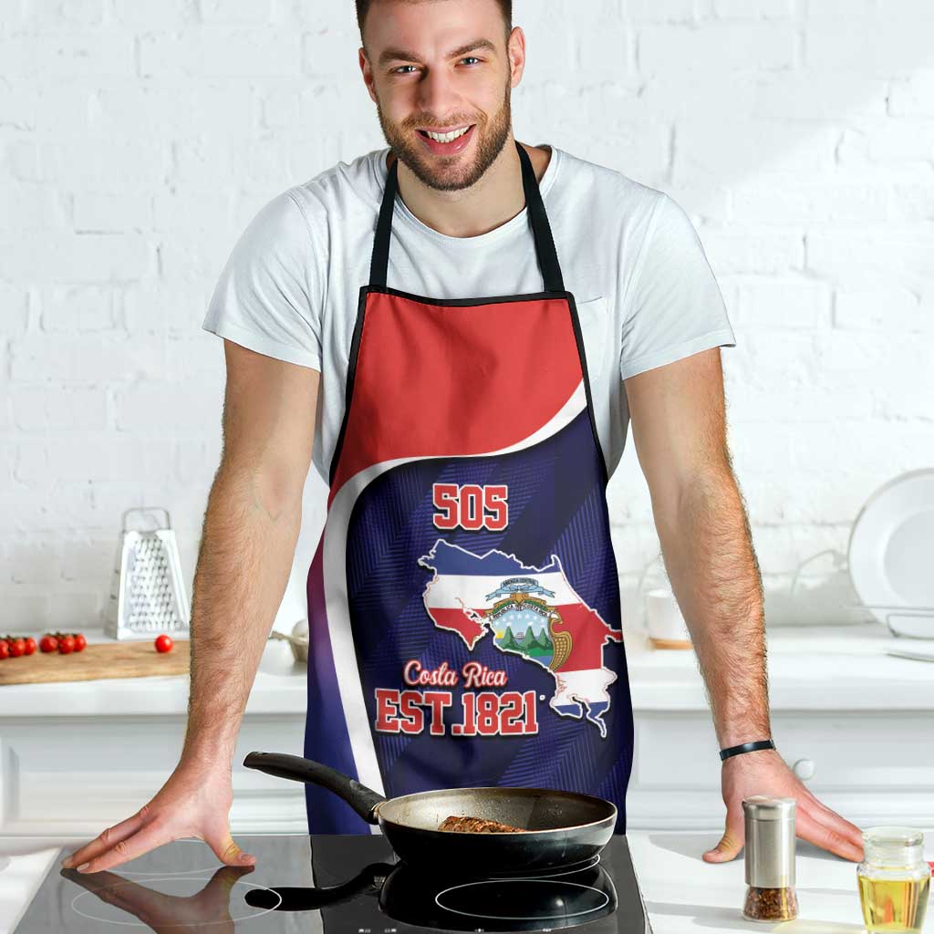 Costa Rica Independence Day Apron Since 1821 September 15 - Wonder Print Shop