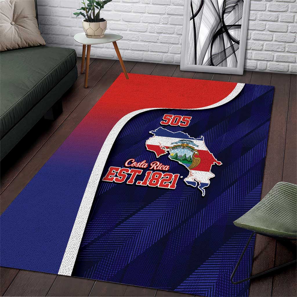Costa Rica Independence Day Area Rug Since 1821 September 15 - Wonder Print Shop