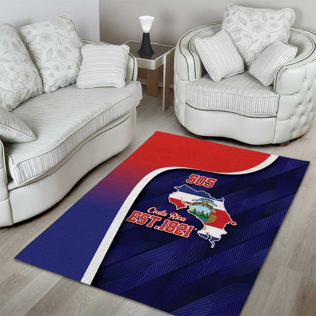 Costa Rica Independence Day Area Rug Since 1821 September 15 - Wonder Print Shop