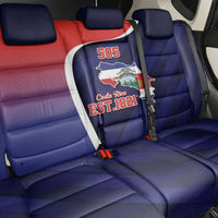 Costa Rica Independence Day Back Car Seat Cover Since 1821 September 15 - Wonder Print Shop