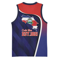 Costa Rica Independence Day Basketball Jersey Since 1821 September 15 - Wonder Print Shop