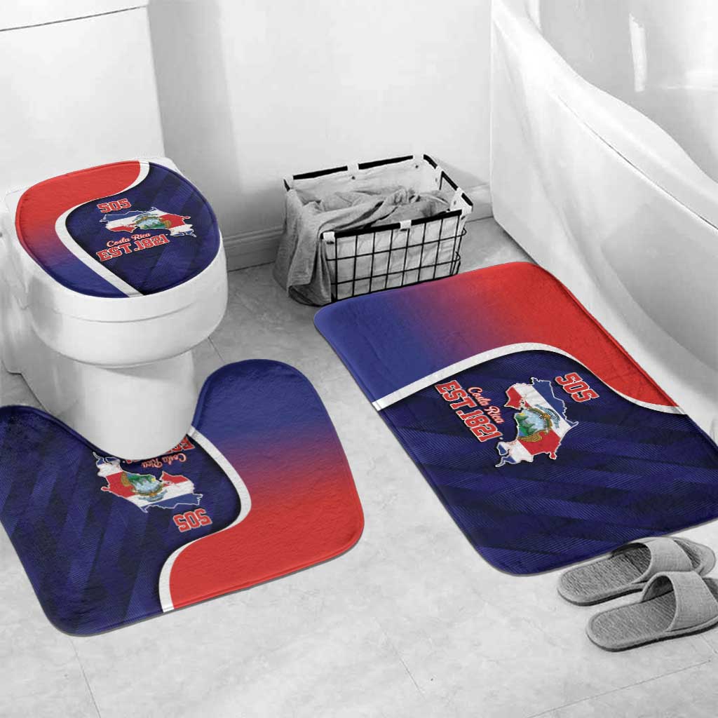 Costa Rica Independence Day Bathroom Set Since 1821 September 15 - Wonder Print Shop