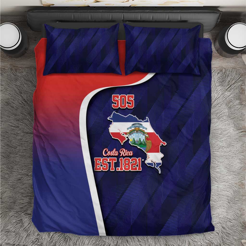 Costa Rica Independence Day Bedding Set Since 1821 September 15 - Wonder Print Shop
