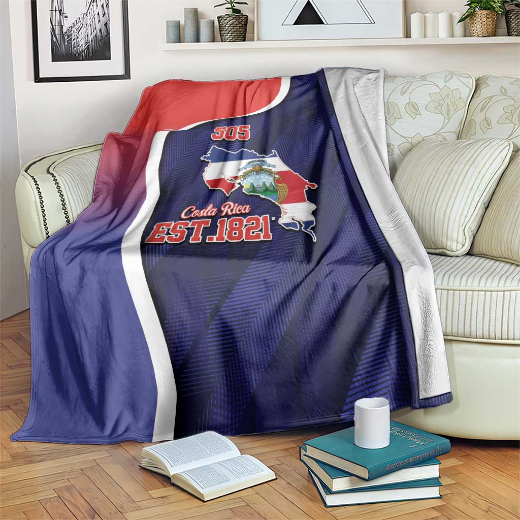 Costa Rica Independence Day Blanket Since 1821 September 15 - Wonder Print Shop
