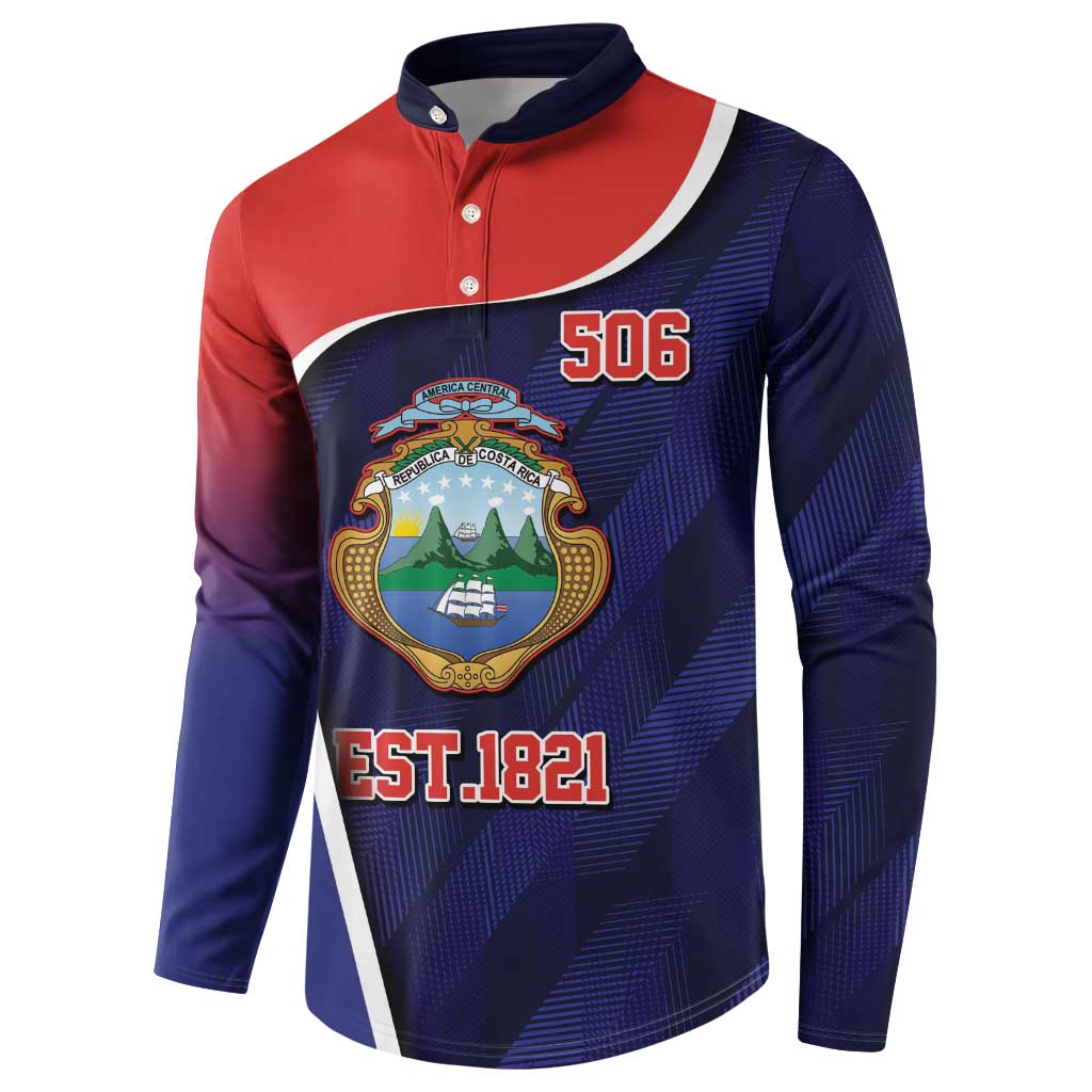 Costa Rica Independence Day Button Sweatshirt Since 1821 September 15 - Wonder Print Shop
