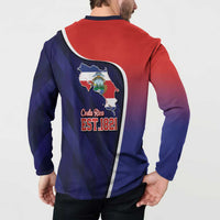 Costa Rica Independence Day Button Sweatshirt Since 1821 September 15 - Wonder Print Shop