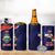Costa Rica Independence Day 4 in 1 Can Cooler Tumbler Since 1821 September 15 - Wonder Print Shop