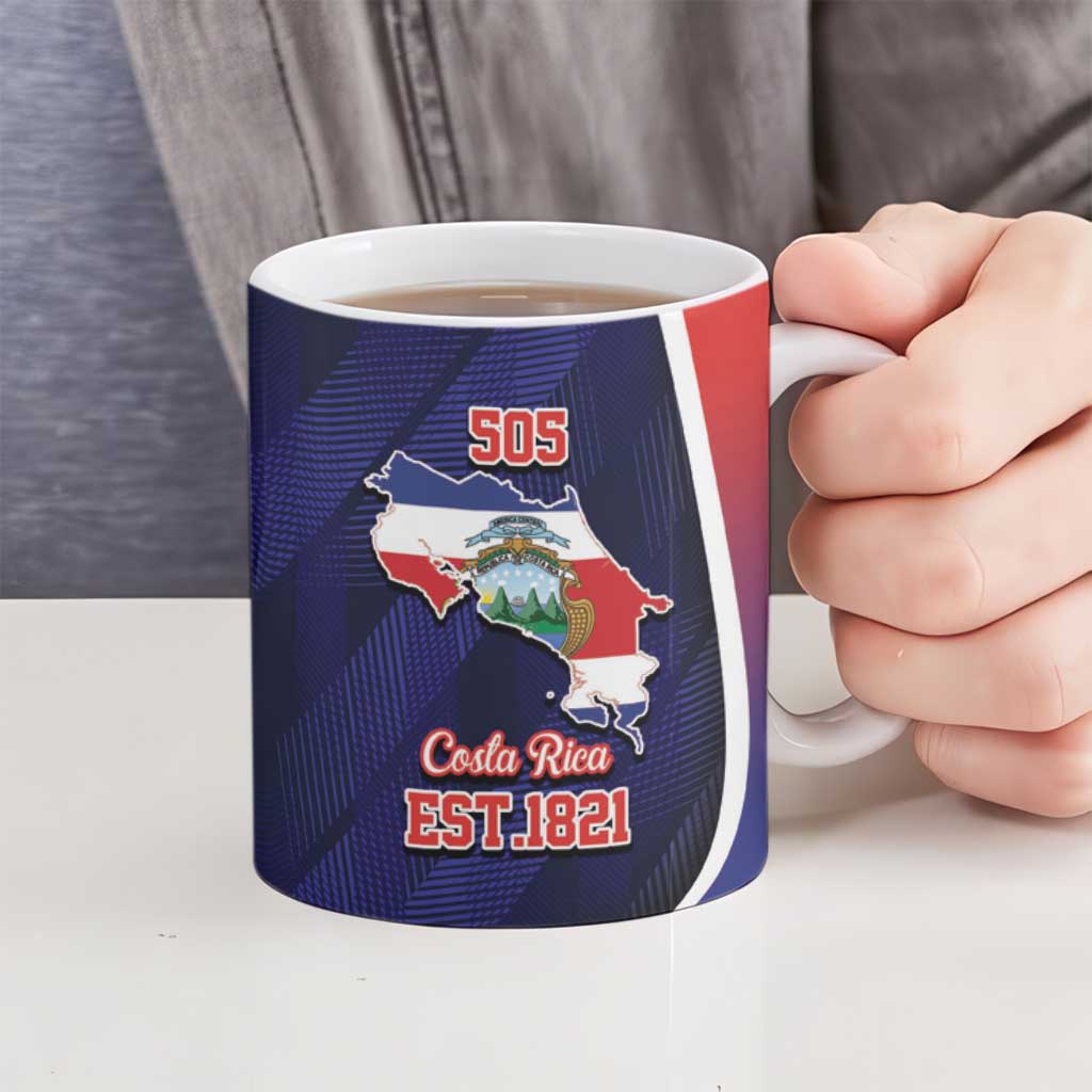 Costa Rica Independence Day Ceramic Mug Since 1821 September 15 - Wonder Print Shop