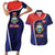 Costa Rica Independence Day Couples Matching Short Sleeve Bodycon Dress and Hawaiian Shirt Since 1821 September 15 - Wonder Print Shop