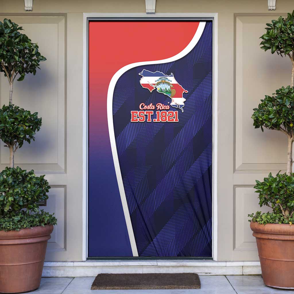 Costa Rica Independence Day Door Cover Since 1821 September 15 - Wonder Print Shop