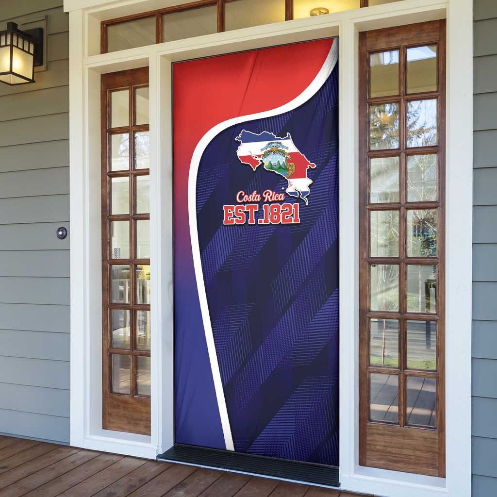 Costa Rica Independence Day Door Cover Since 1821 September 15 - Wonder Print Shop