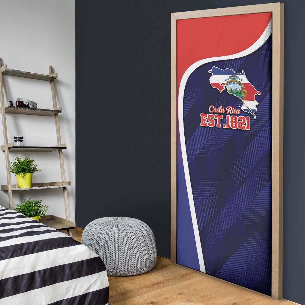 Costa Rica Independence Day Door Cover Since 1821 September 15 - Wonder Print Shop