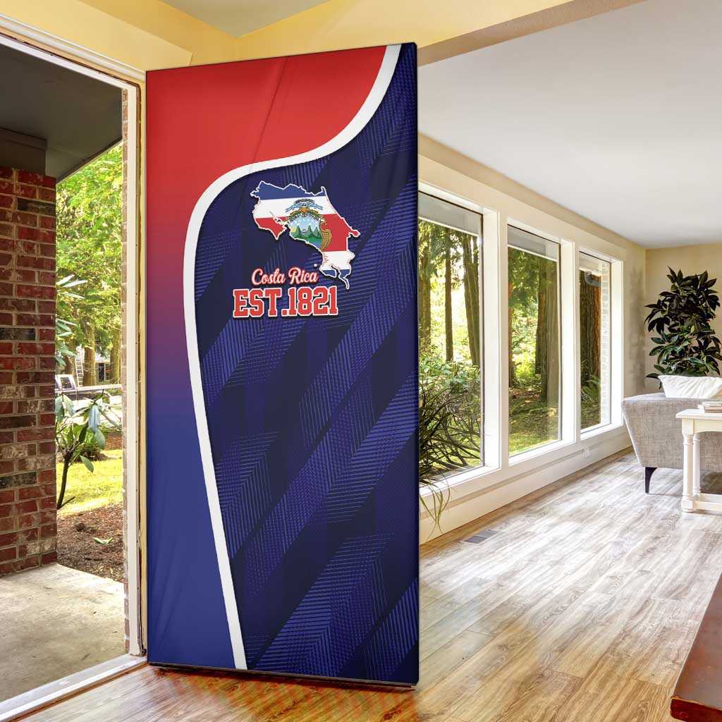 Costa Rica Independence Day Door Cover Since 1821 September 15 - Wonder Print Shop